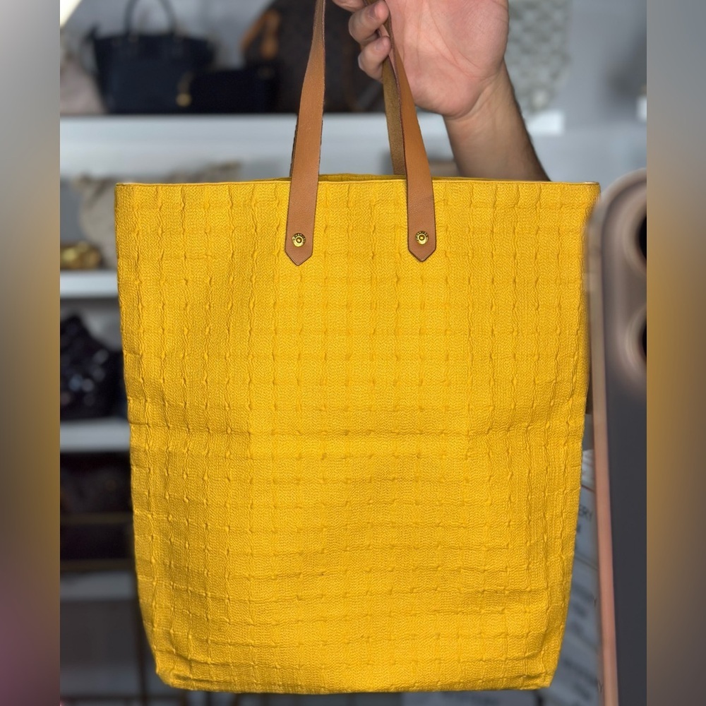 Hermes Yellow Tote